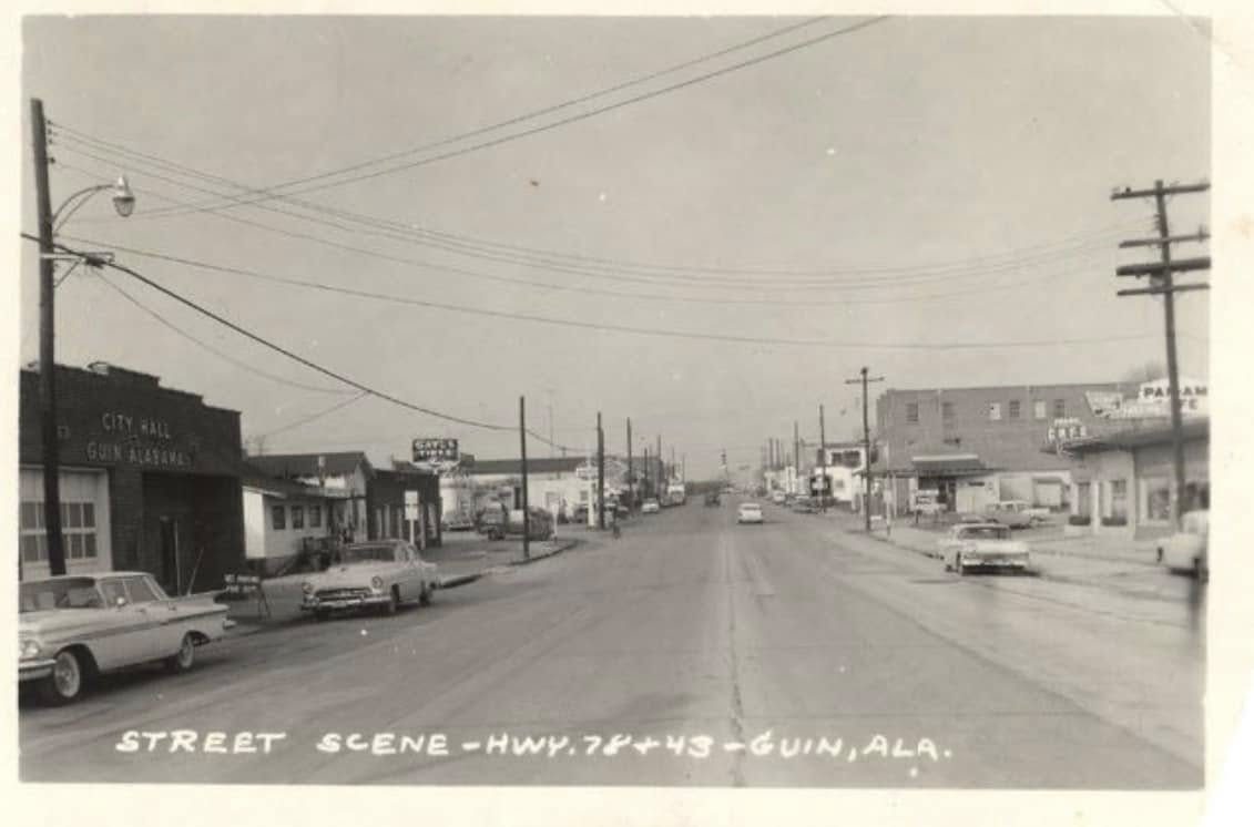 Another historic view of downtown Guin