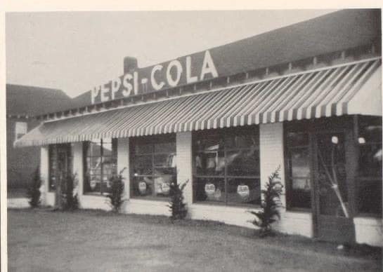 Historic Pepsi building in Winfield